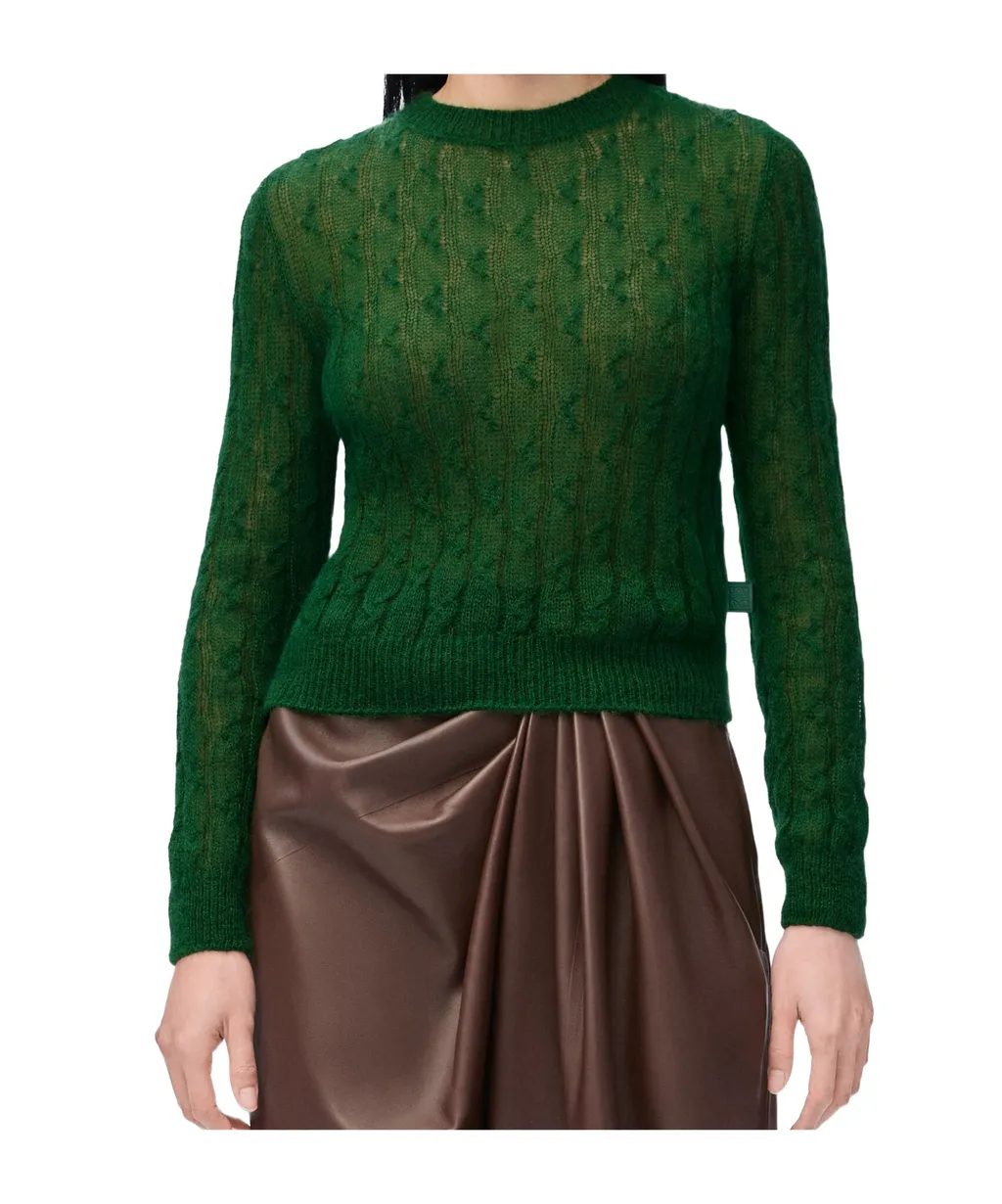 Sweater In Mohair And Wool Blend