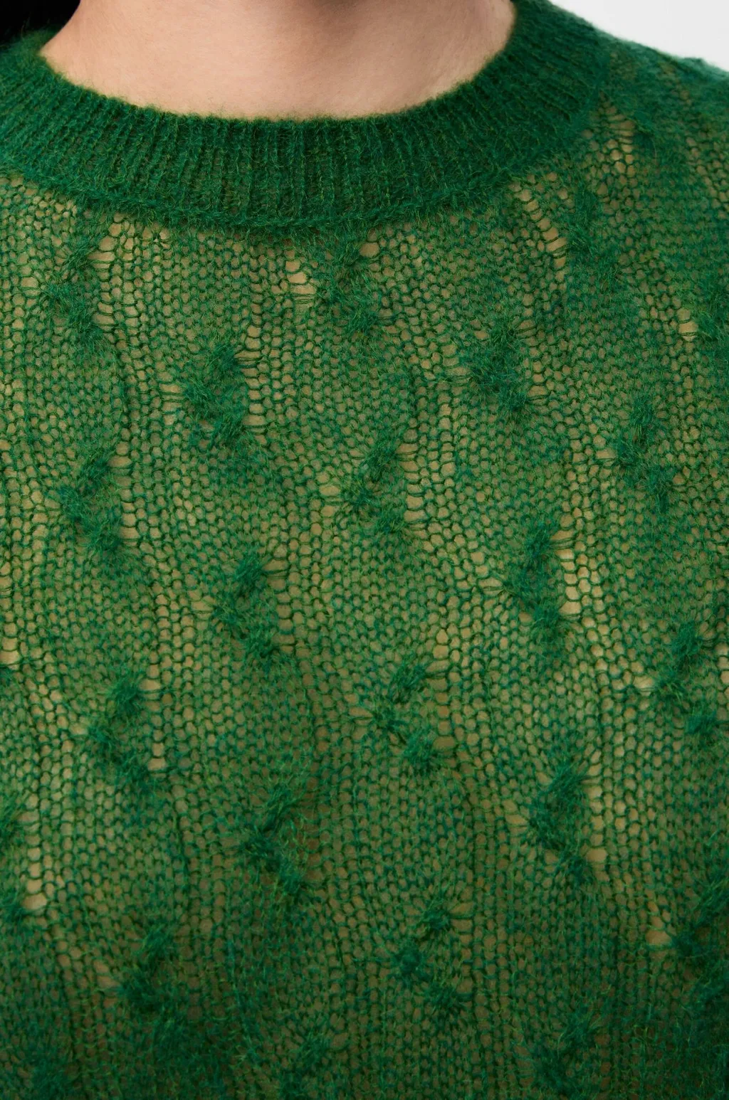 Sweater In Mohair And Wool Blend