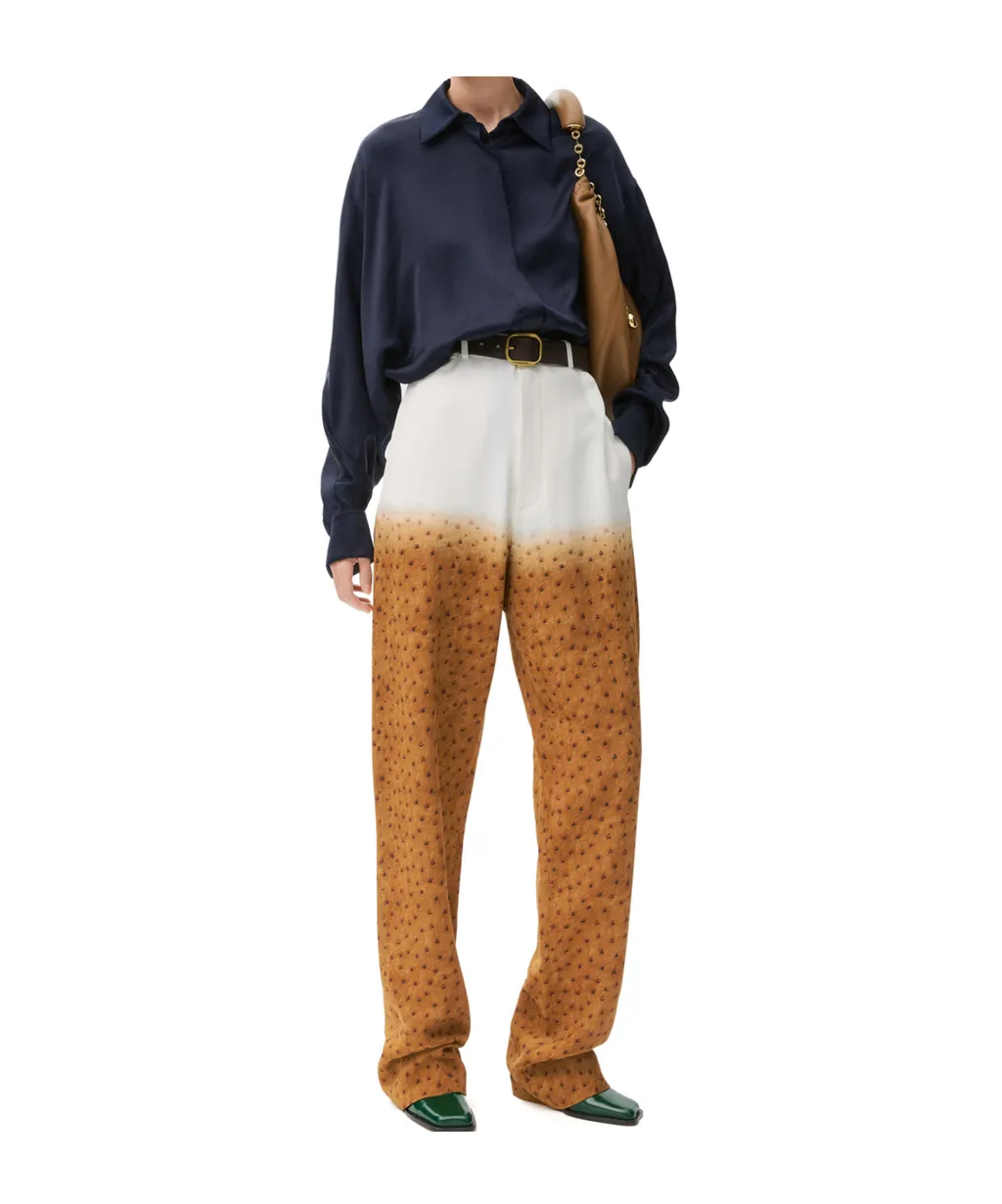 Trousers In Viscose Blend