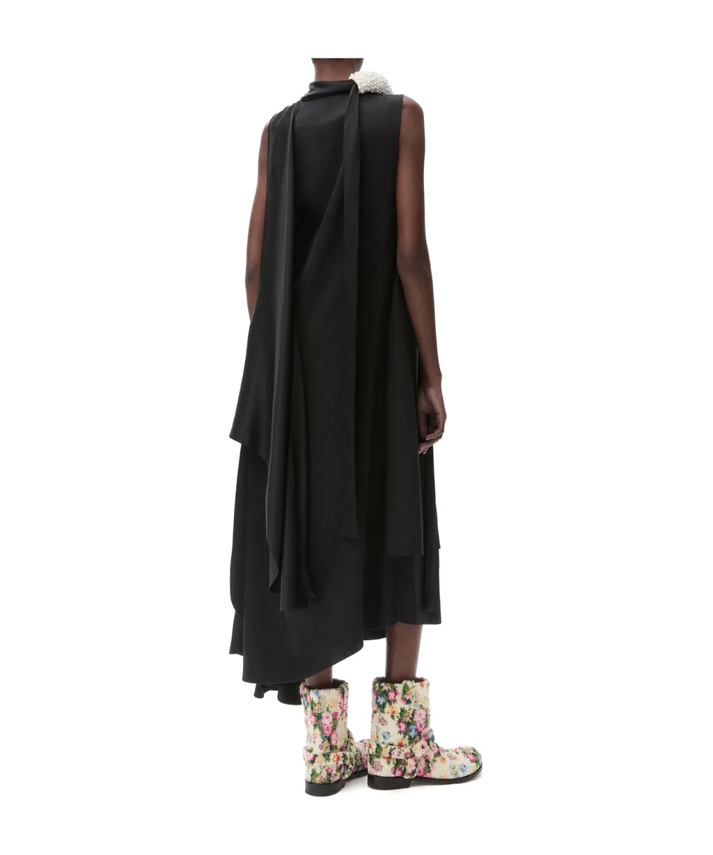 Ruffle Dress In Silk