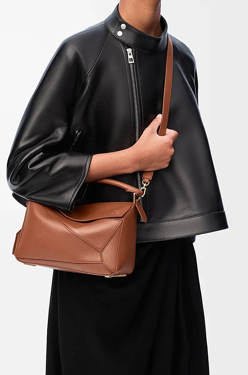 Featherlight Puzzle Bag In Nappa Lambskin