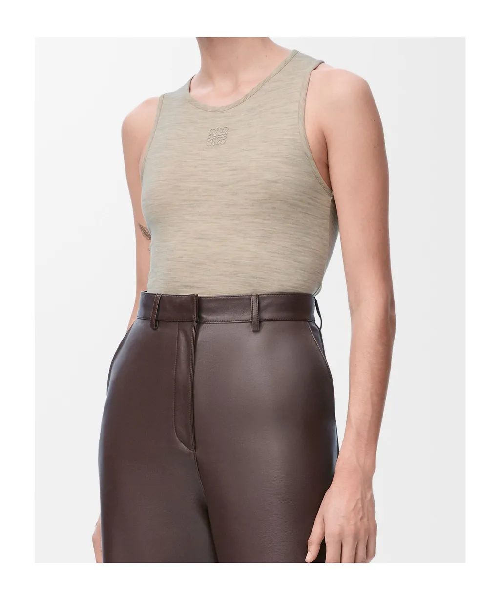 Anagram Tank Top In Stretch Wool