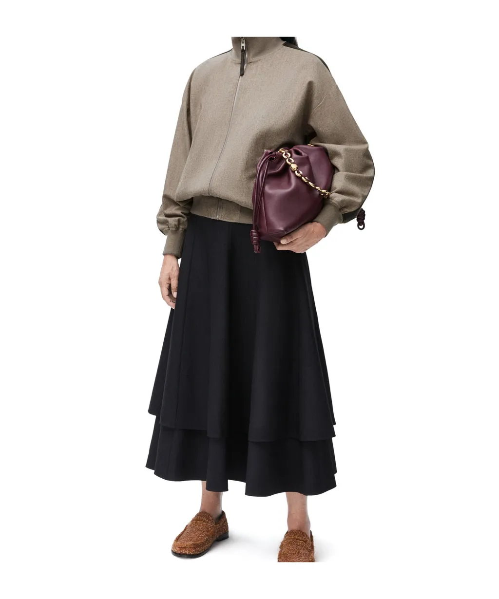 Tracksuit Jacket In Wool And Cashmere