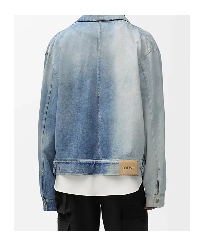 Two-Toned Button-Up Jacket