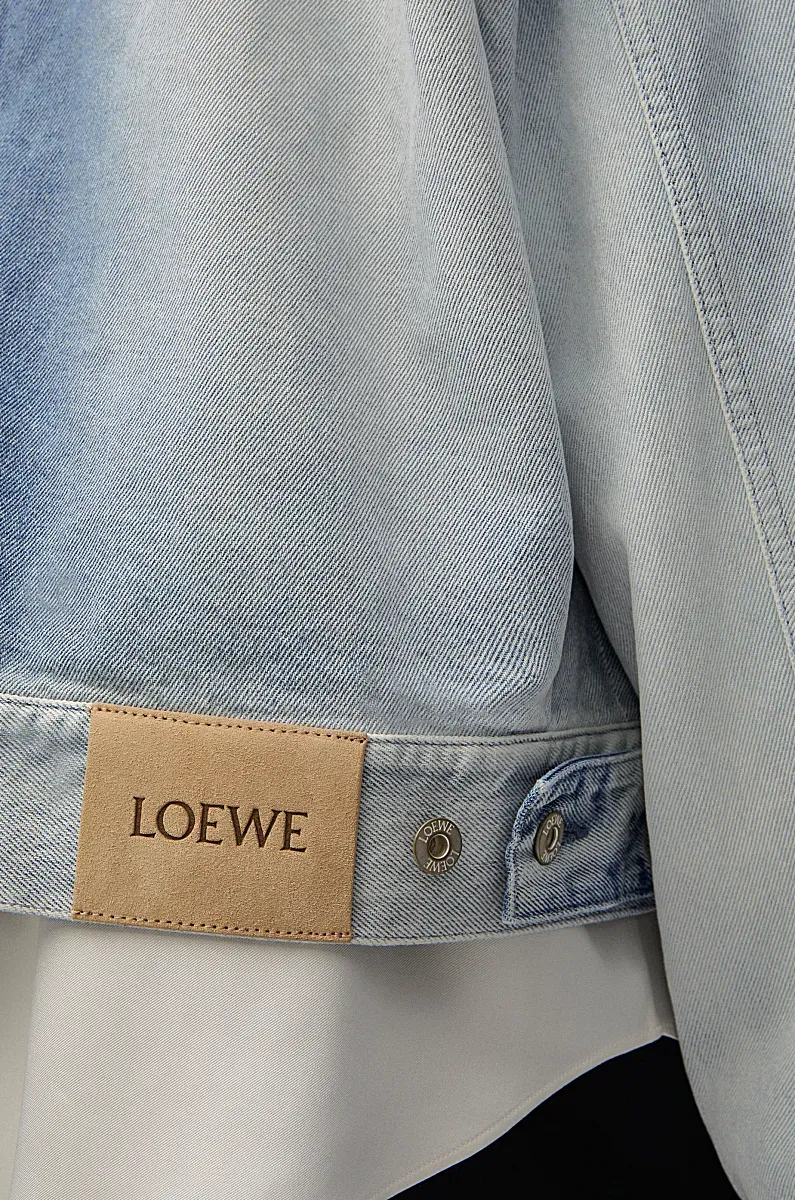 Two-Toned Button-Up Jacket