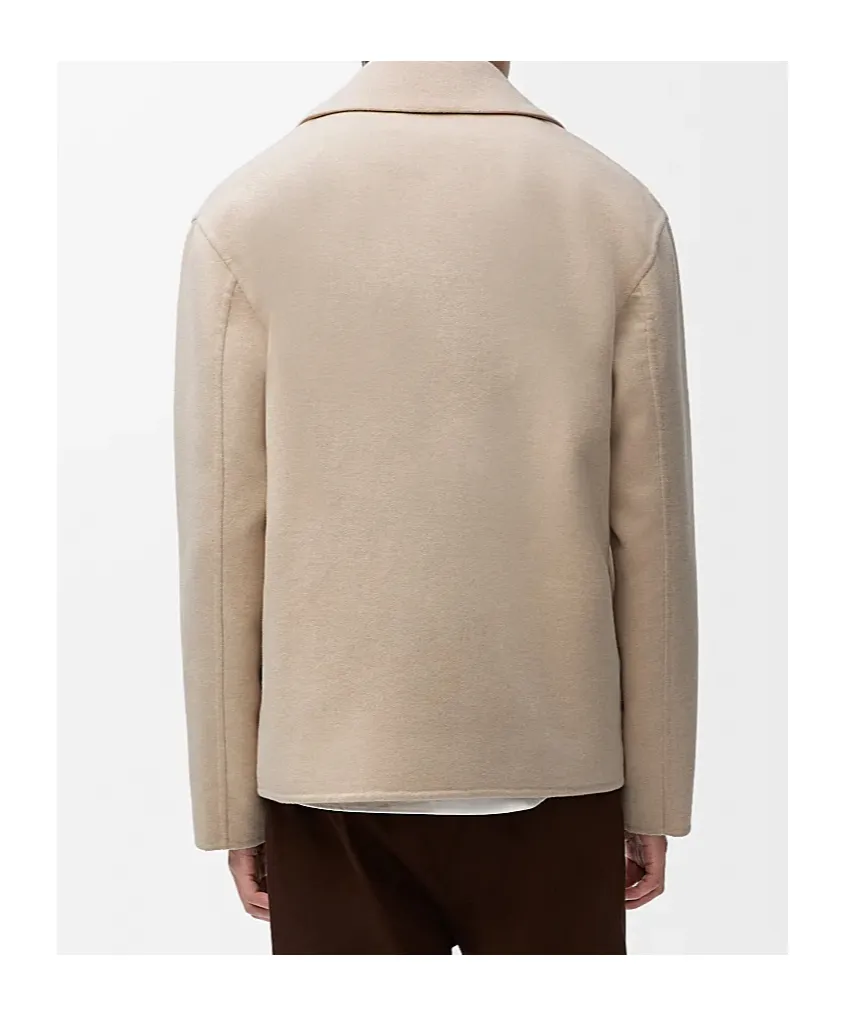 Workwear Jacket In Wool And Cashmere