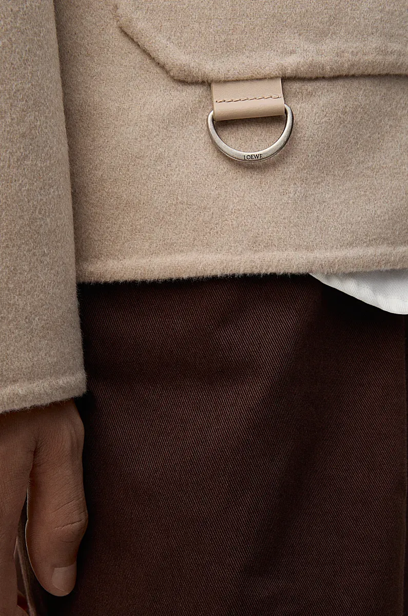 Workwear Jacket In Wool And Cashmere