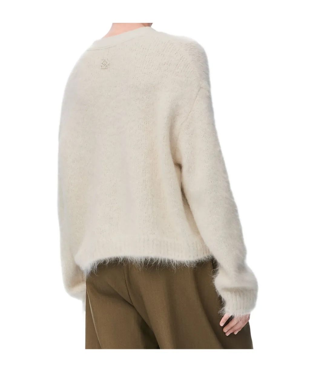 Cardigan In Alpaca And Wool Blend