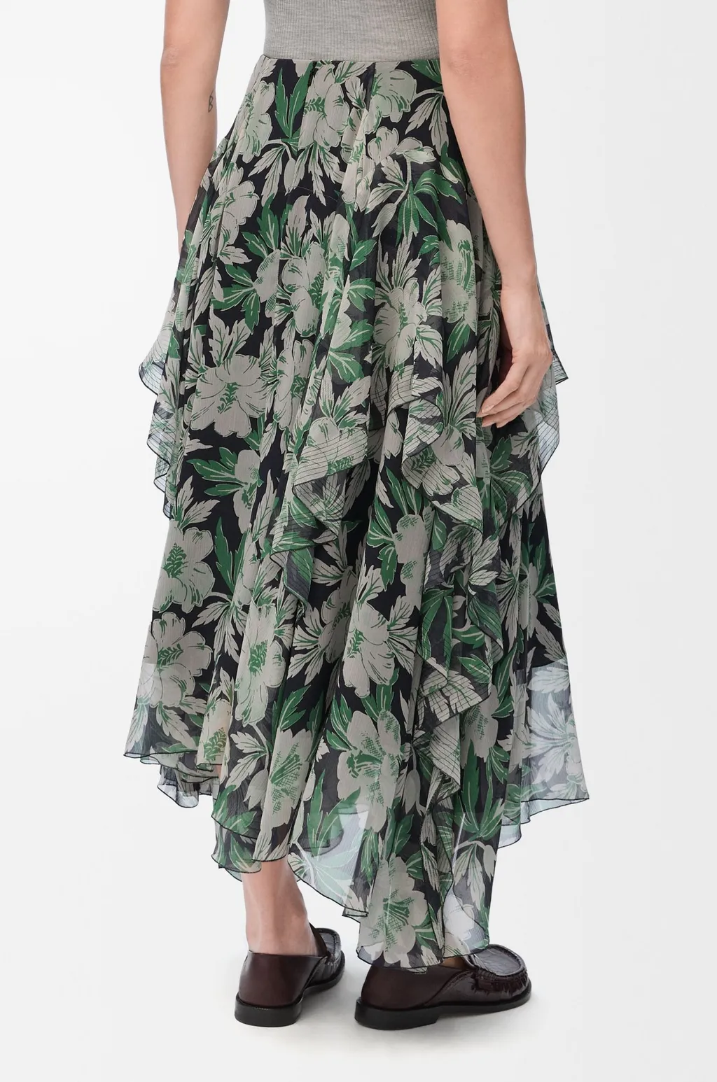 Floral Print Skirt