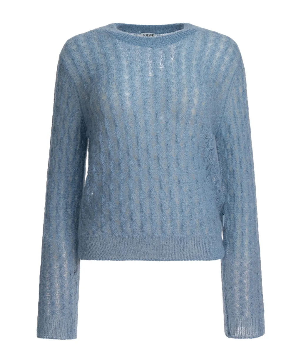 Sweater In Mohair And Wool Blend