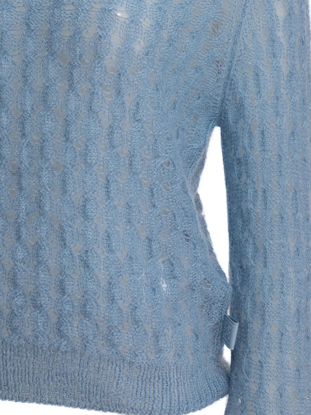 Sweater In Mohair And Wool Blend