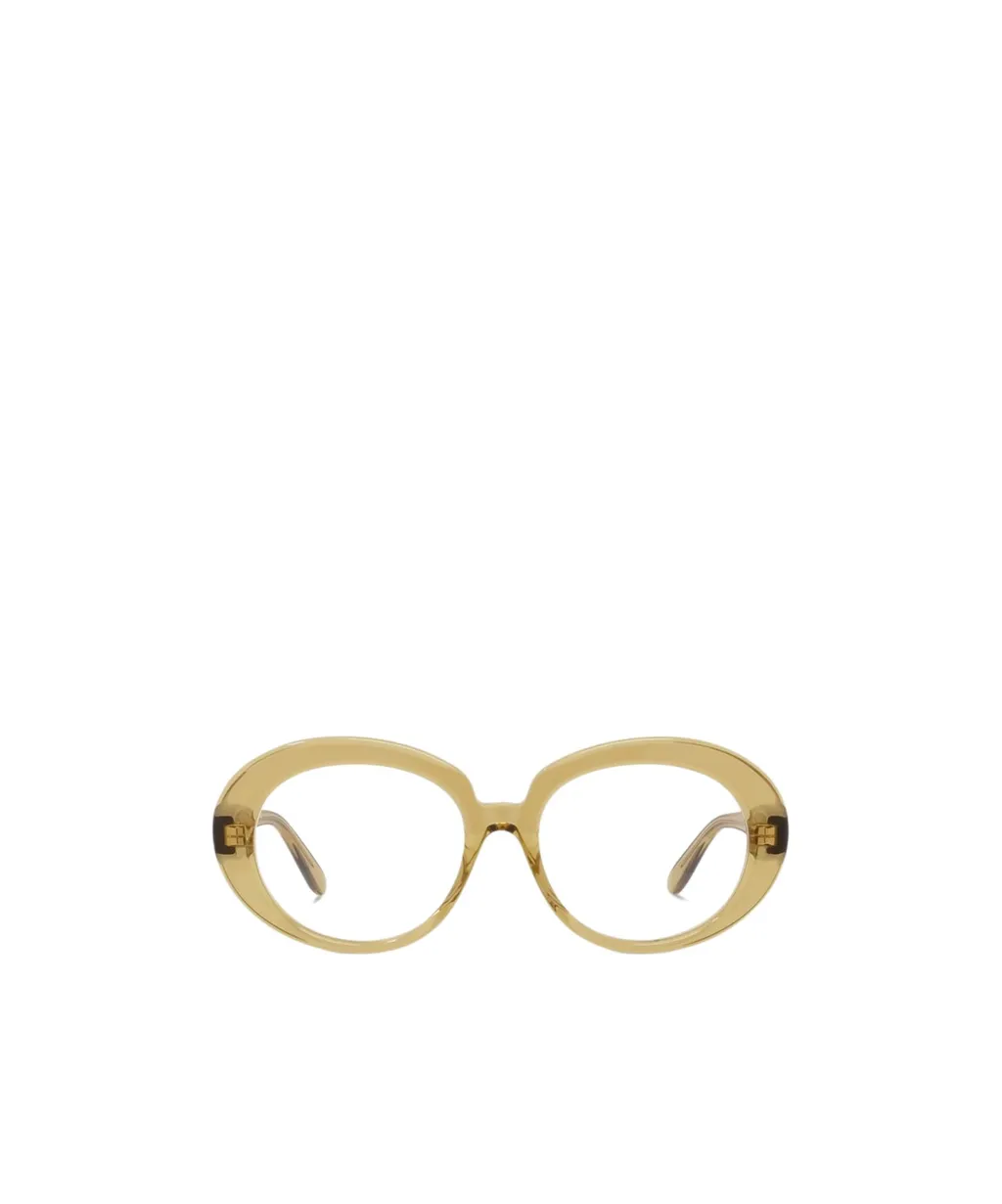 Curvy Round Frame Glasses