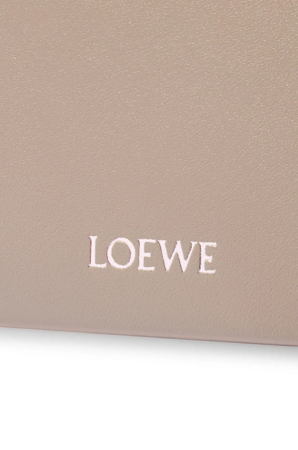 Trifold Zip Wallet In Shiny Nappa Calfskin