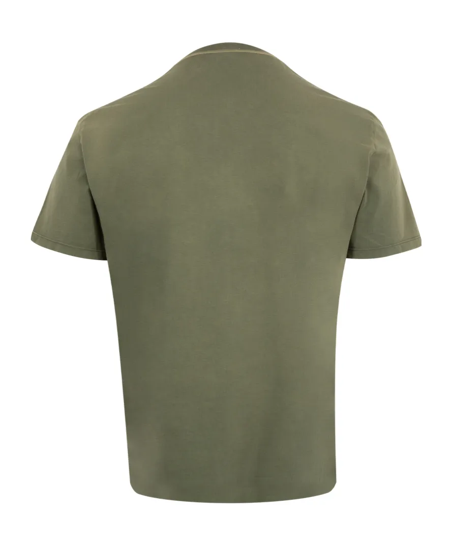 Anagram-Embroidered Crew Neck T-Shirt
