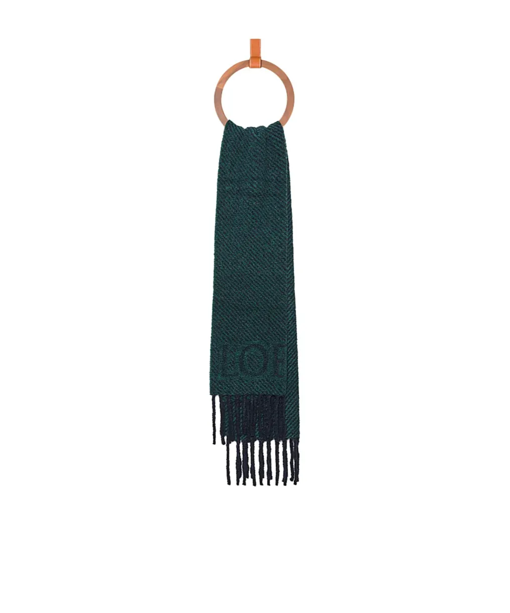 Scarf In Alpaca And Wool Blend