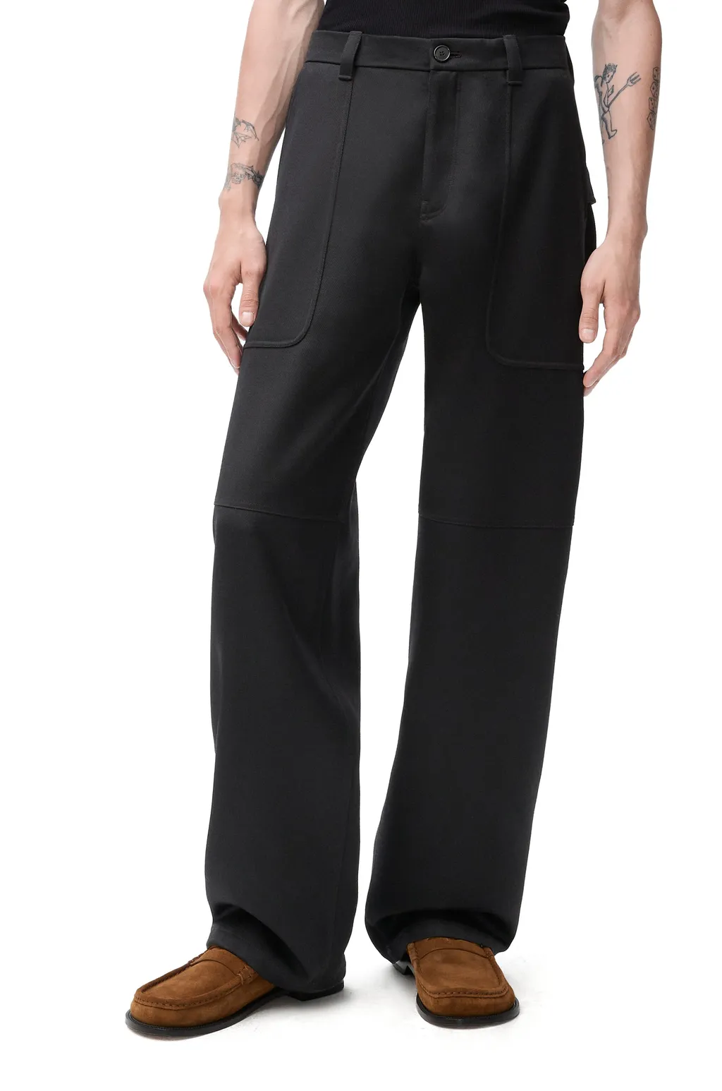 Cargo Trousers In Wool