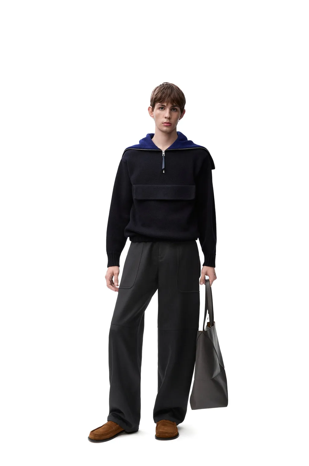 Cargo Trousers In Wool