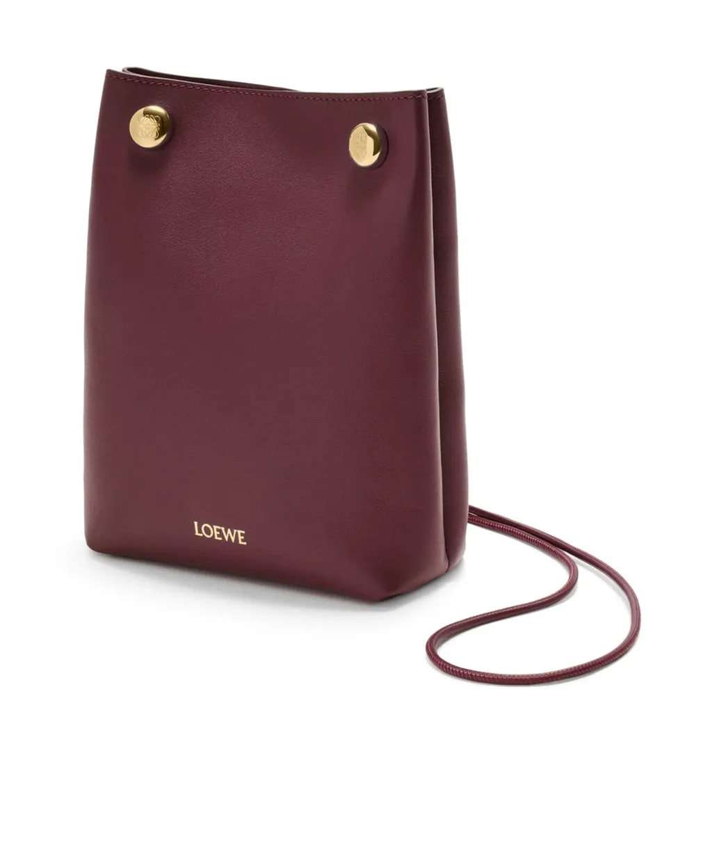 Pebble Pouch In Smooth Calfskin