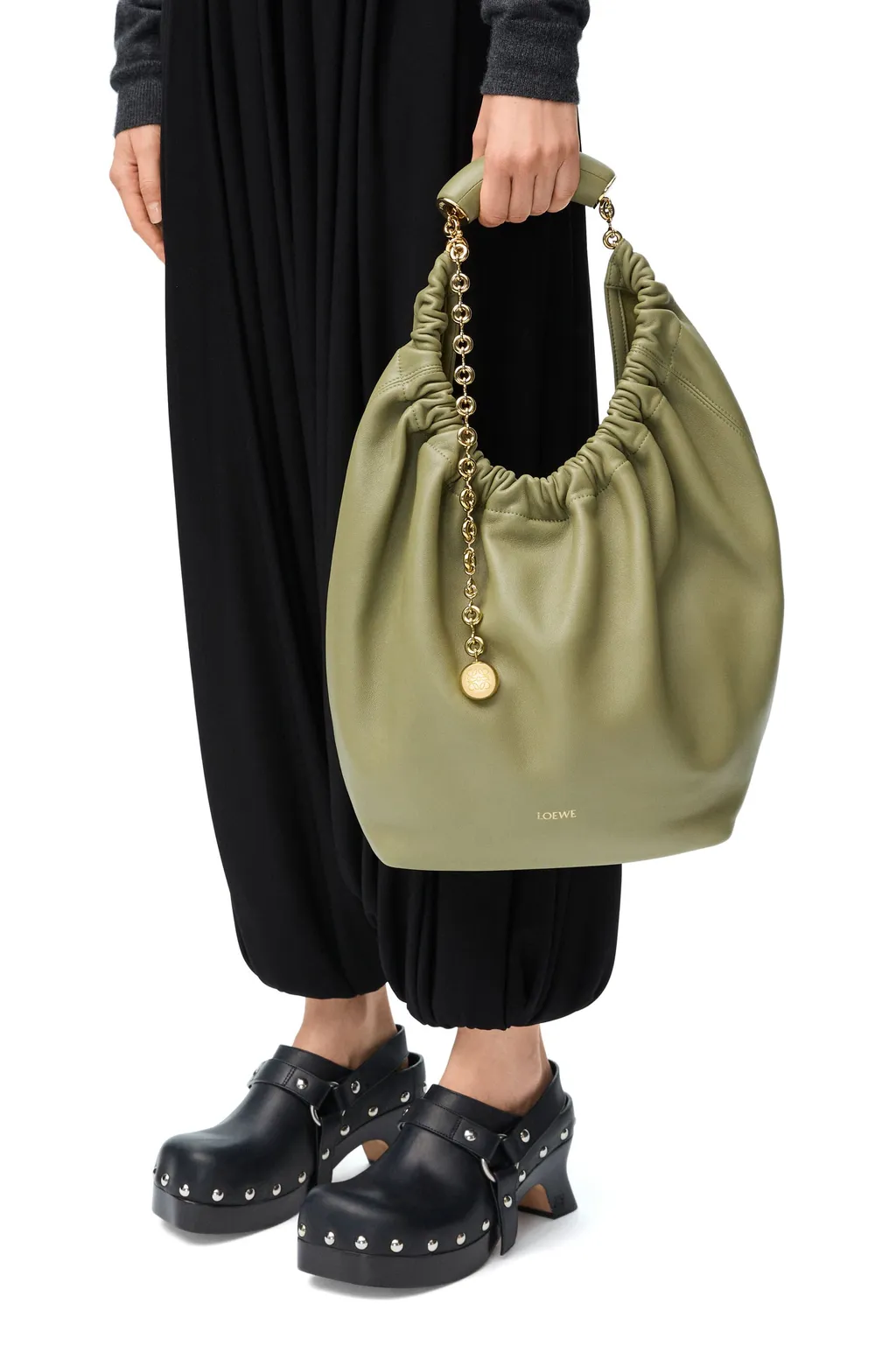 Medium Squeeze Bag In Nappa Lambskin