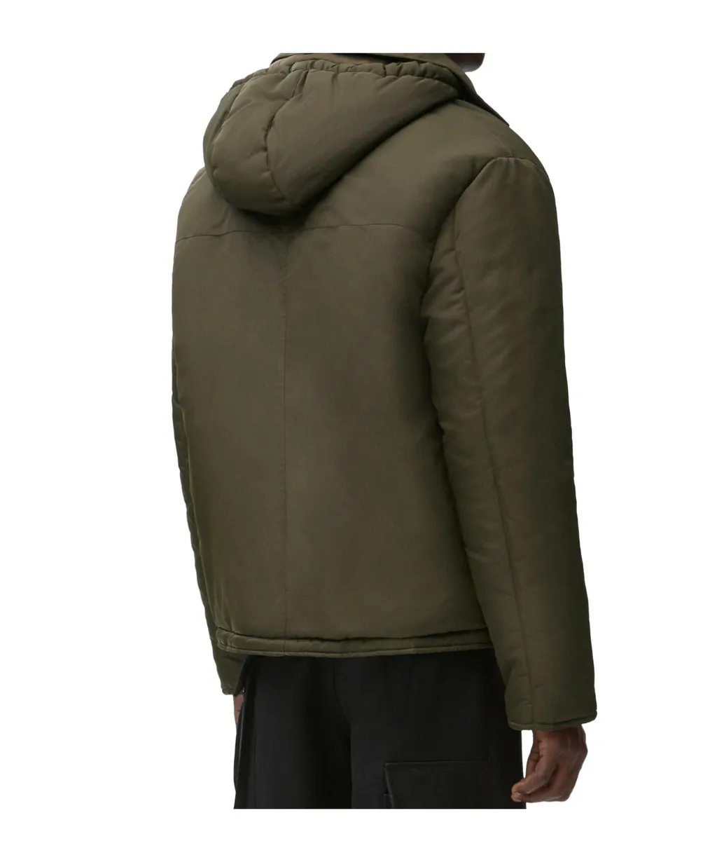 Hooded Jacket In Nylon
