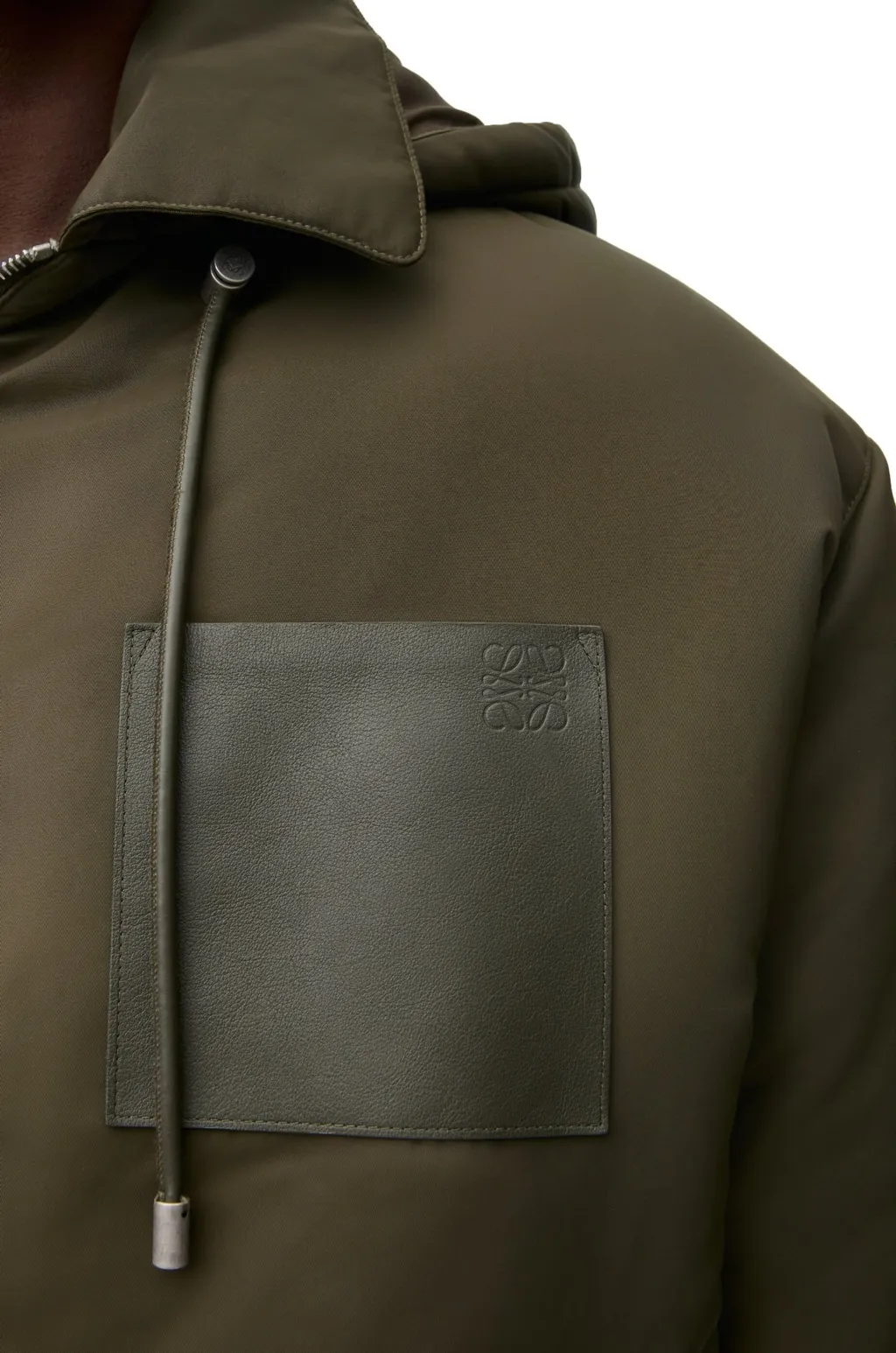 Hooded Jacket In Nylon
