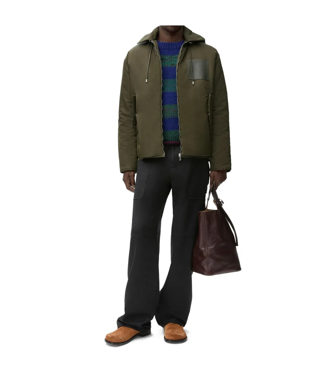 Hooded Jacket In Nylon