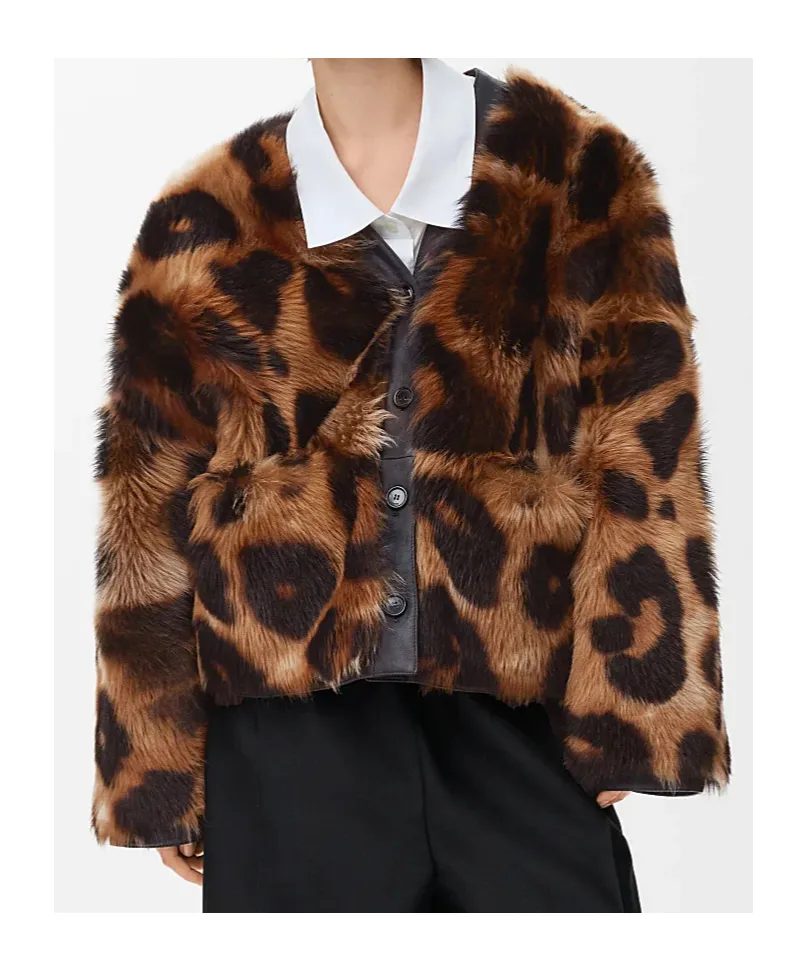 Shearling Cardigan