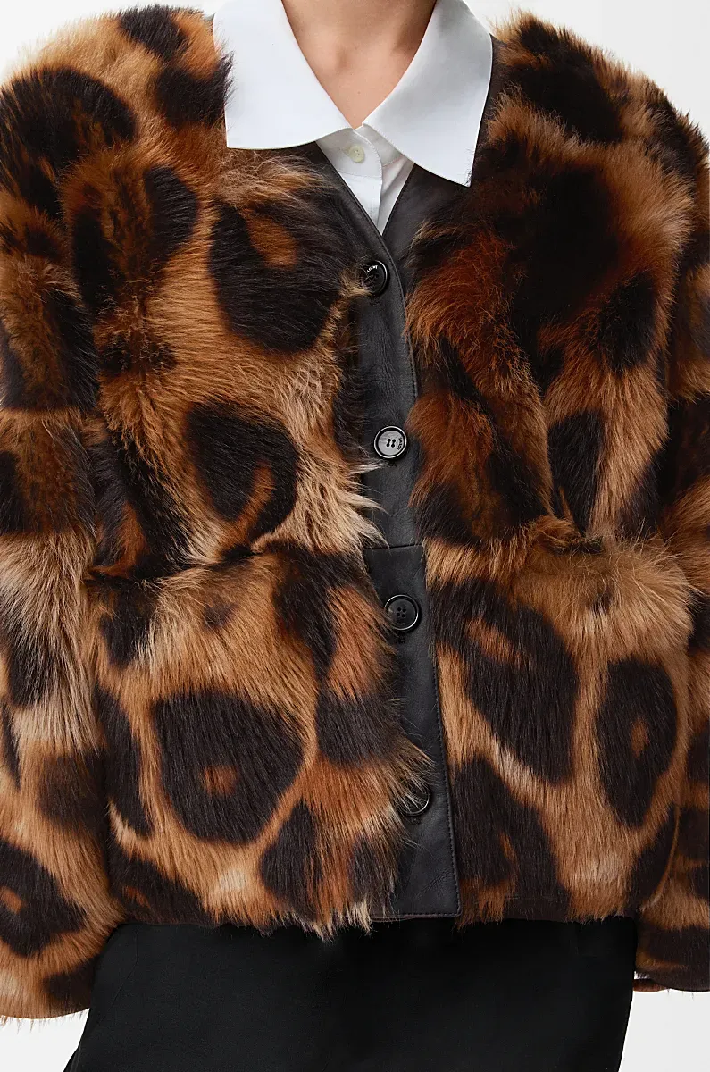 Shearling Cardigan