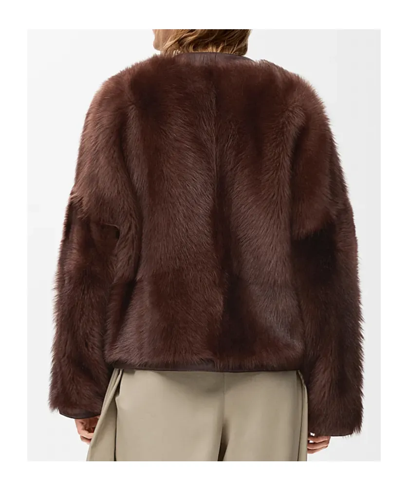 Cardigan In Shearling