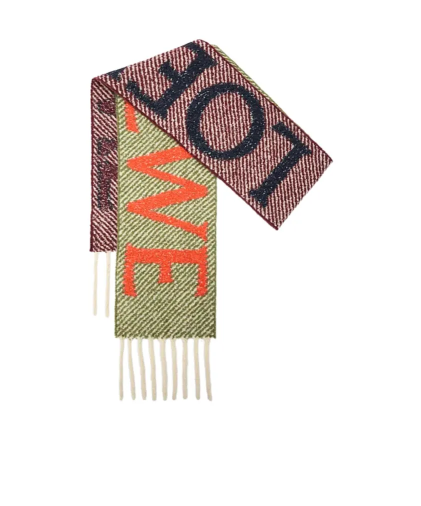 Chunky Fringed Edge Scarf