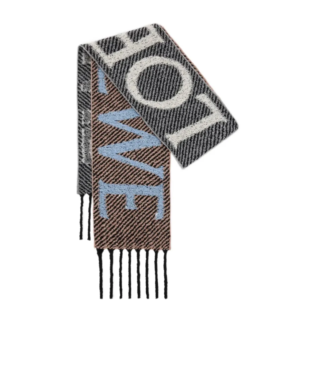 Chunky Fringed Edge Scarf