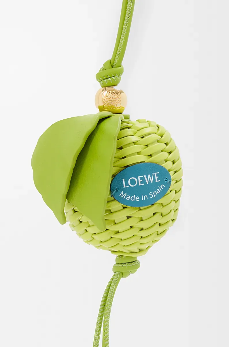 Apple Charm In Calfskin