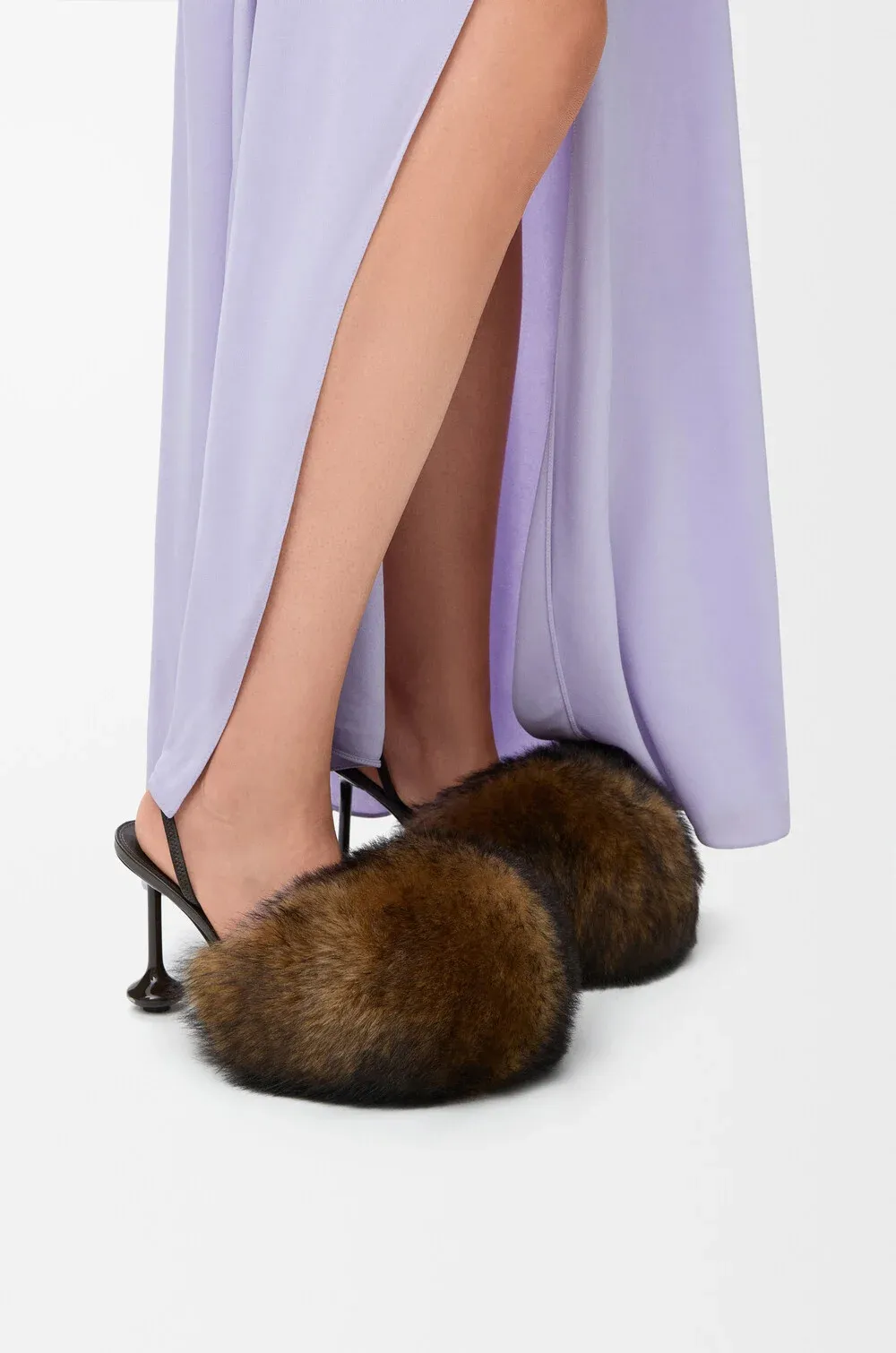 Toy Slingback Pump In Shearling