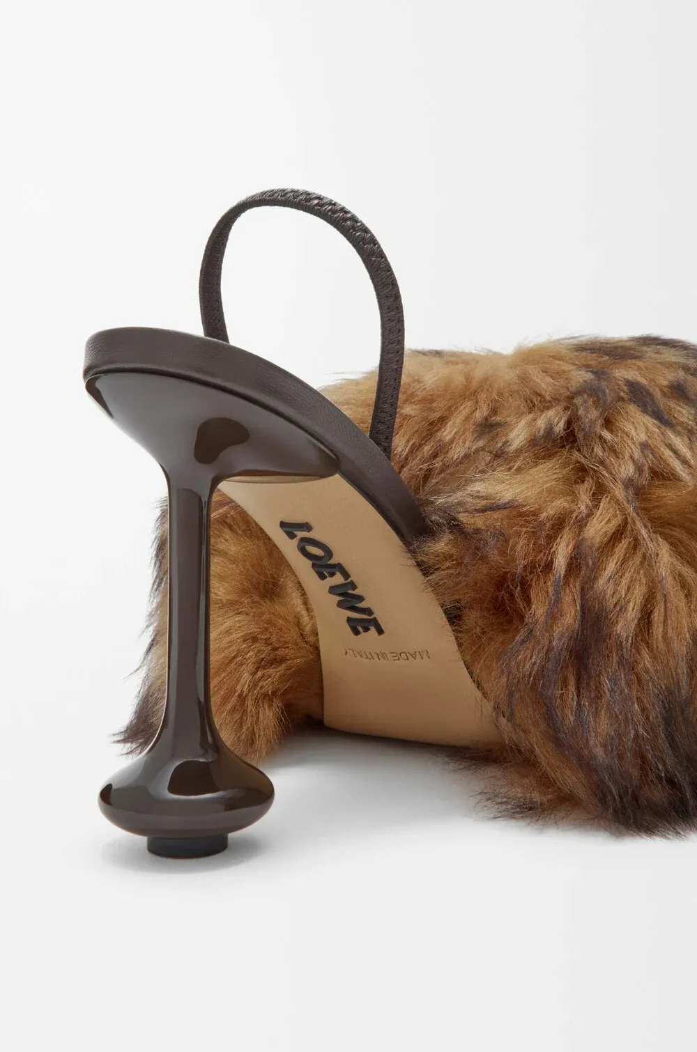 Toy Slingback Pump In Shearling