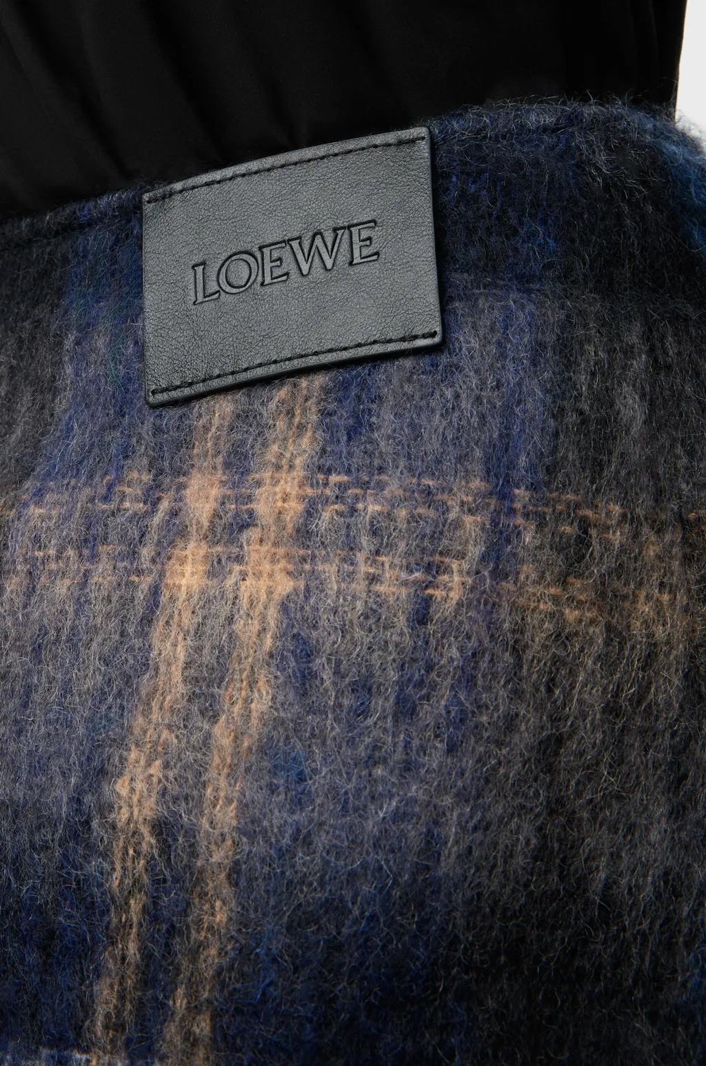 Checked Wrap Skirt