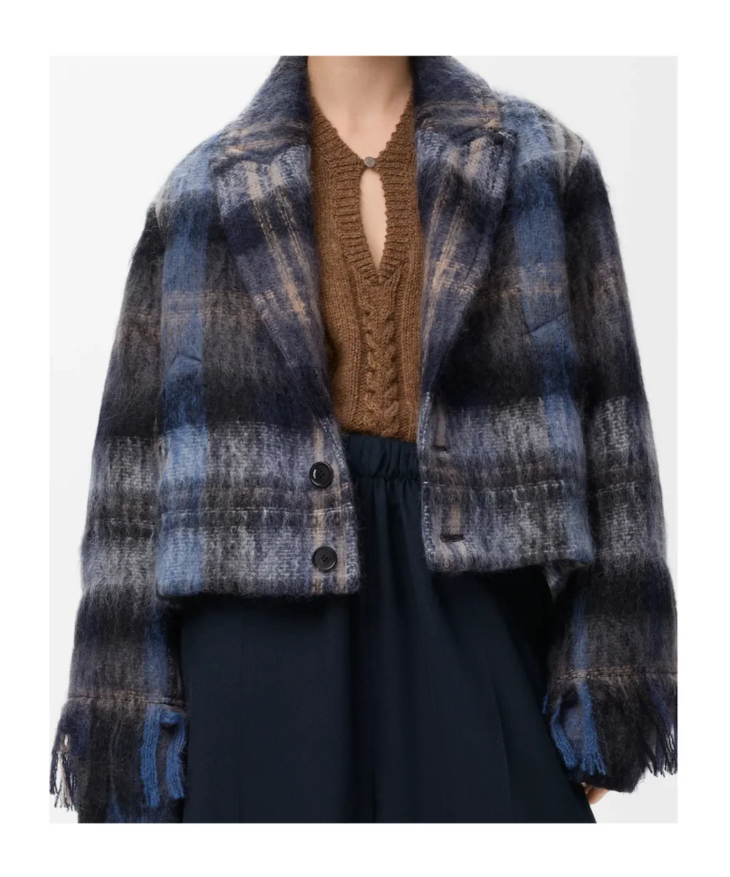 Mohair And Wool-Blend Jacket