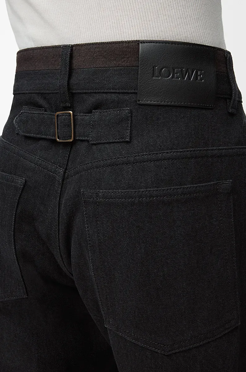 Turn-Up Jeans In Denim
