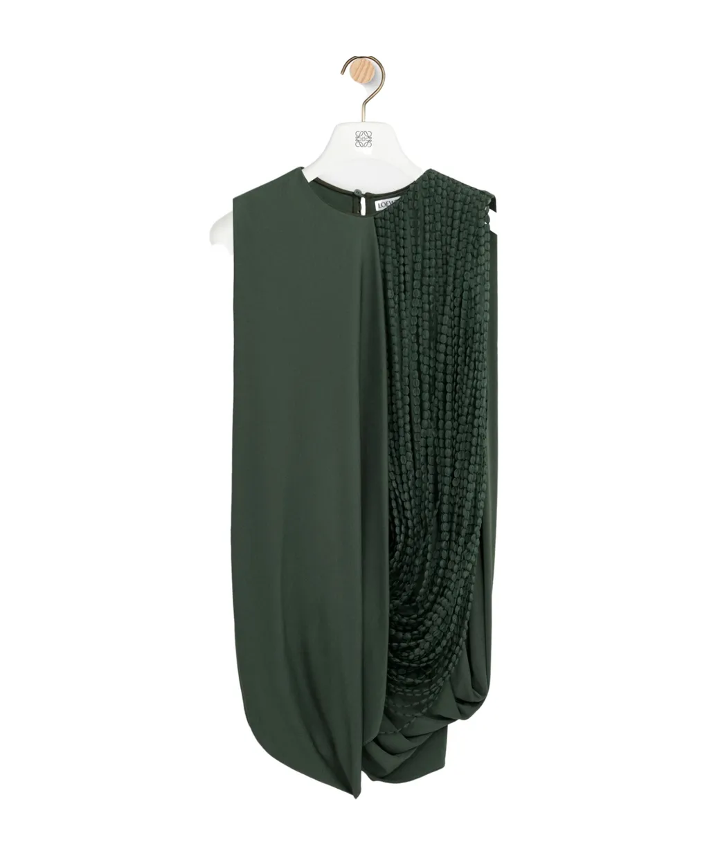 Draped Beaded Blouse
