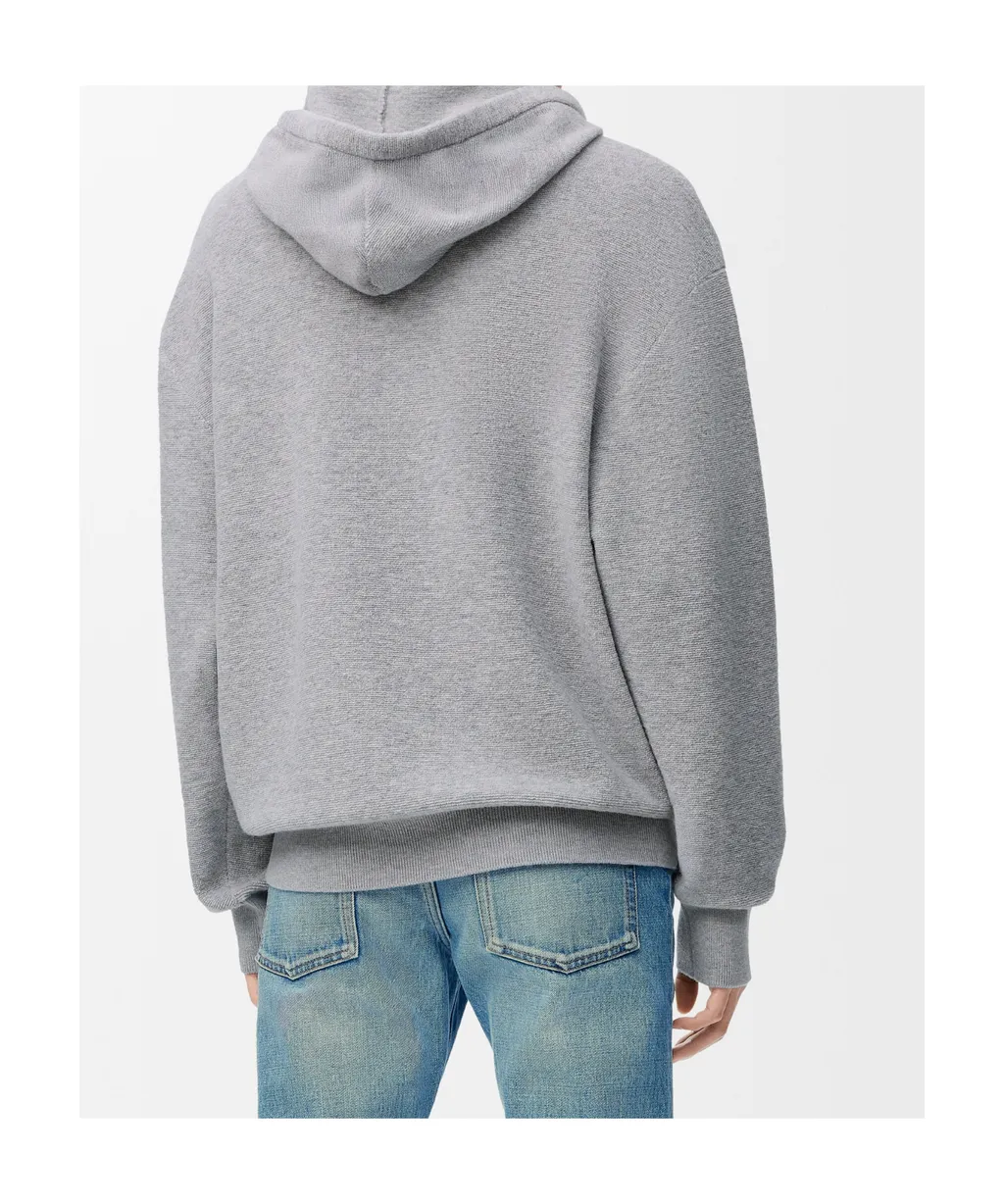 Wool Blend Hoodie Sweater