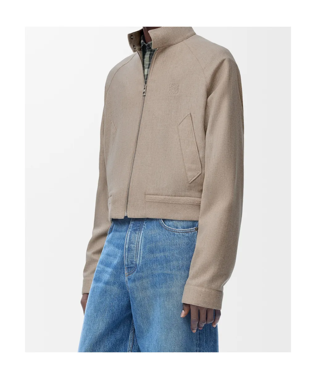 Wool And Cashmere Zip-Up Jacket