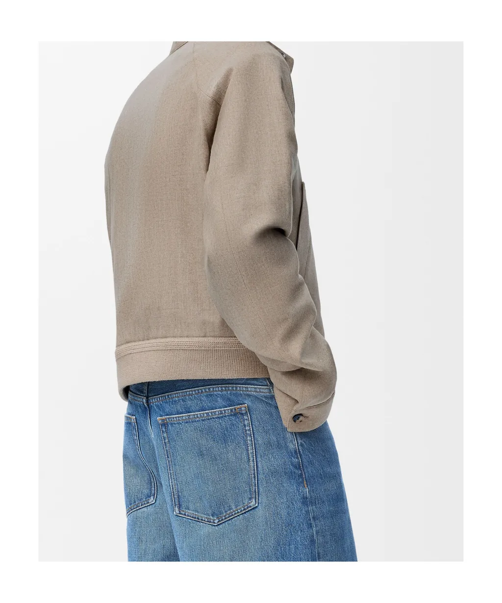 Wool And Cashmere Zip-Up Jacket