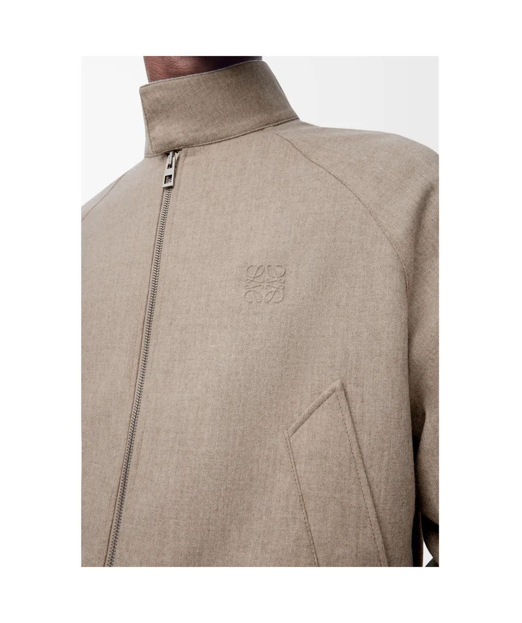 Wool And Cashmere Zip-Up Jacket