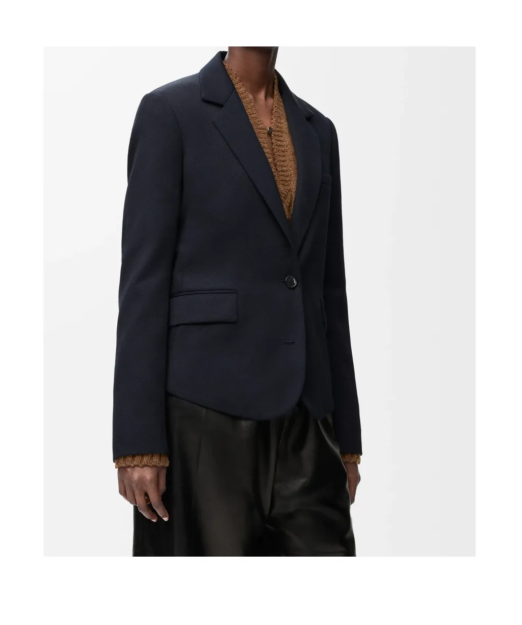 Single-Breasted Tailored Jacket