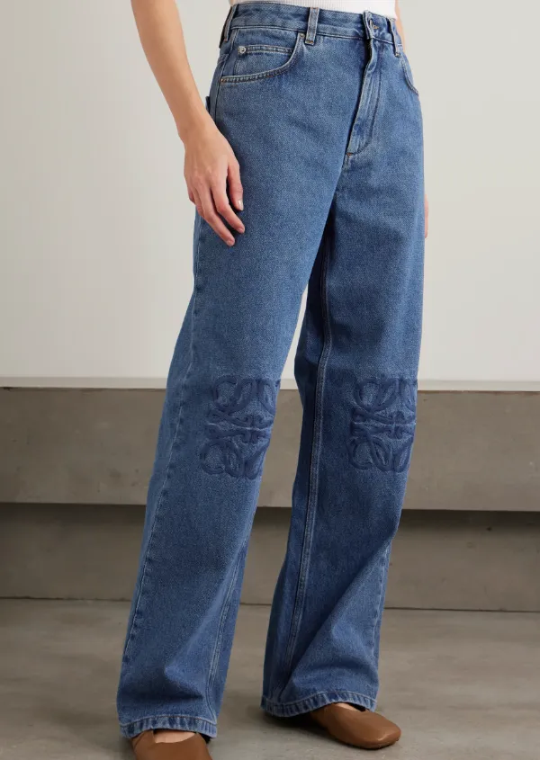 Anagram Baggy Jeans In Denim