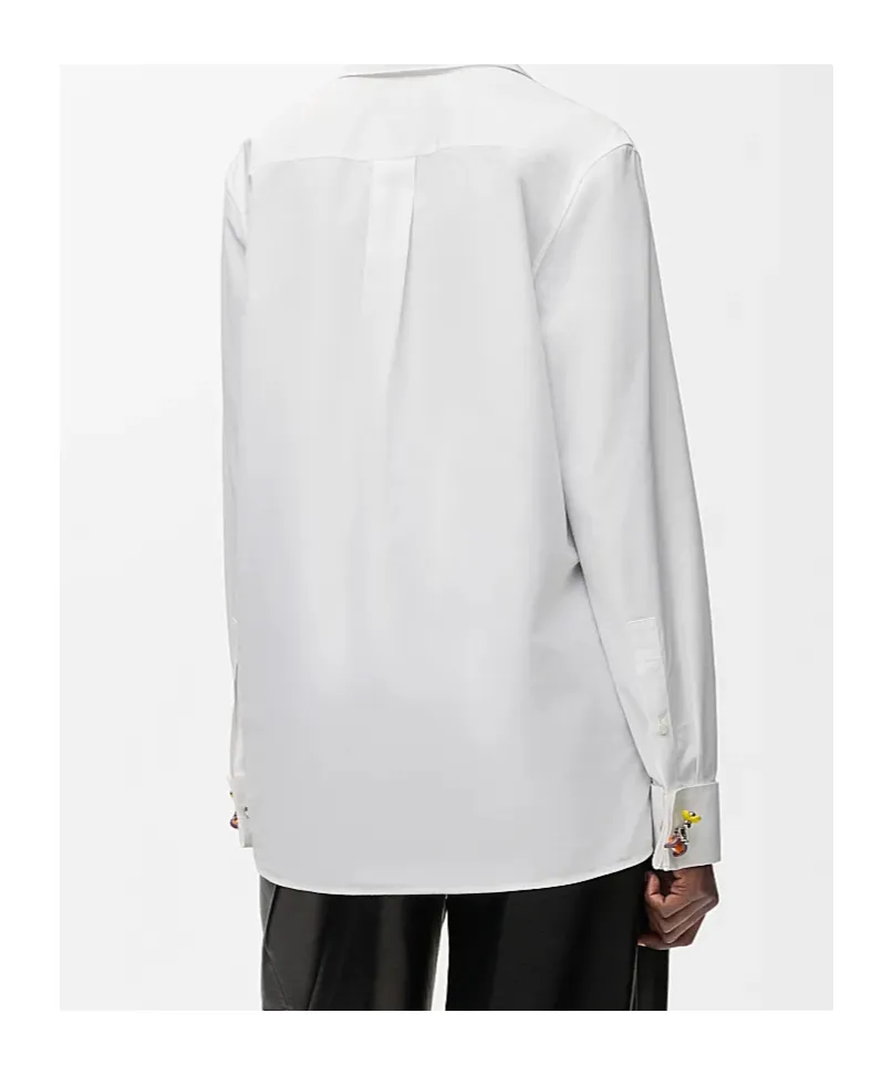 Embellished Poplin Shirt