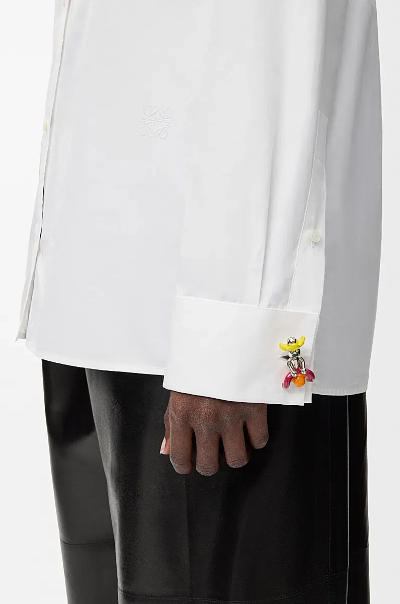 Embellished Poplin Shirt