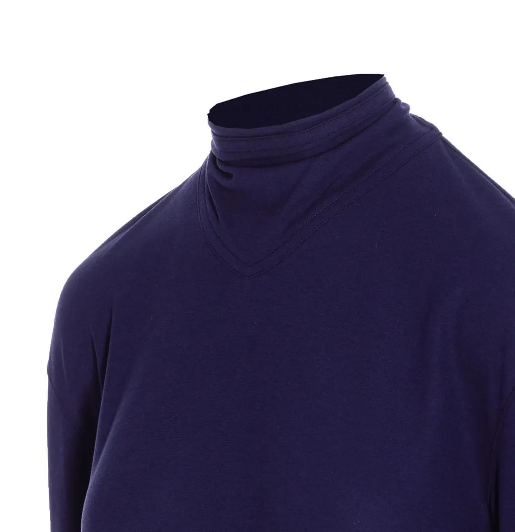 Scarf Detailed Long Sleeved Top