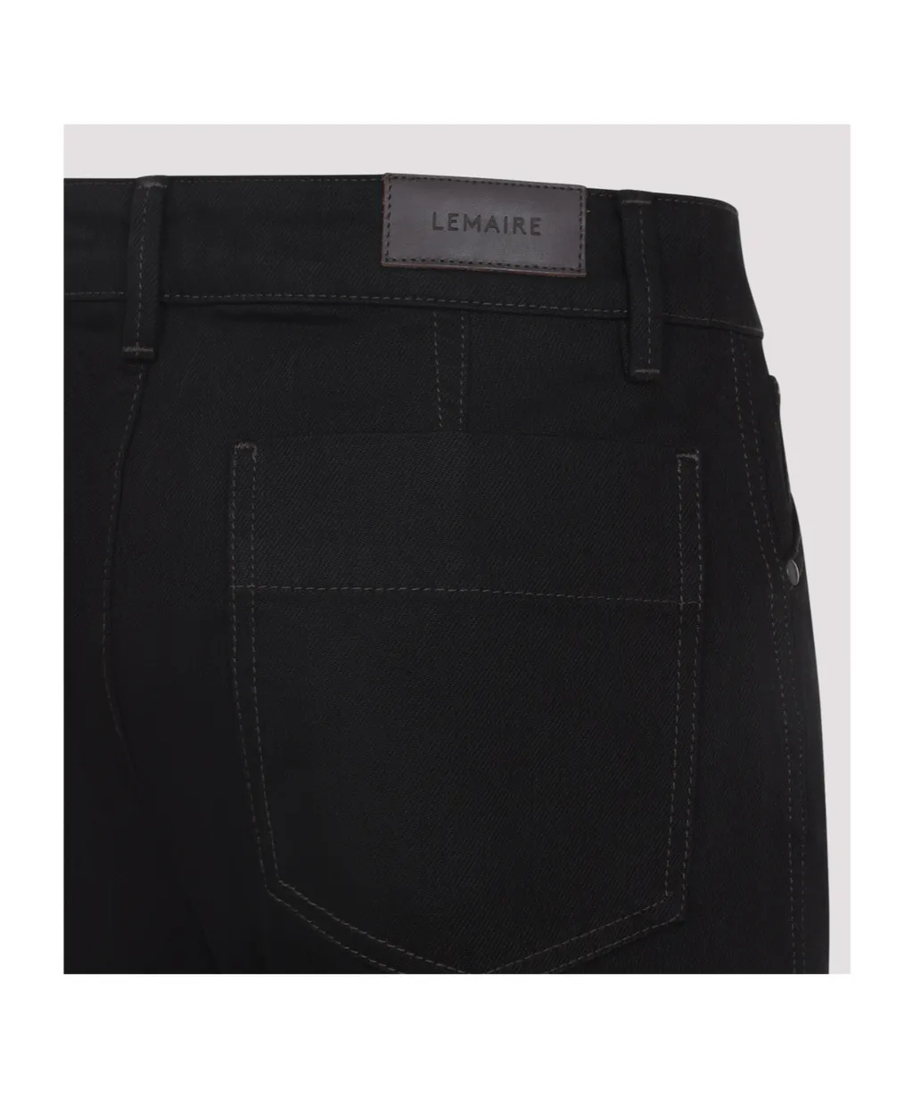 Logo Patch Wide-Leg Jeans
