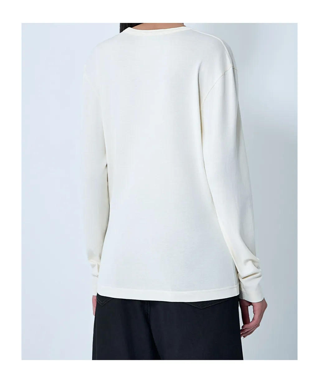 Long-Sleeved Crewneck T-Shirt