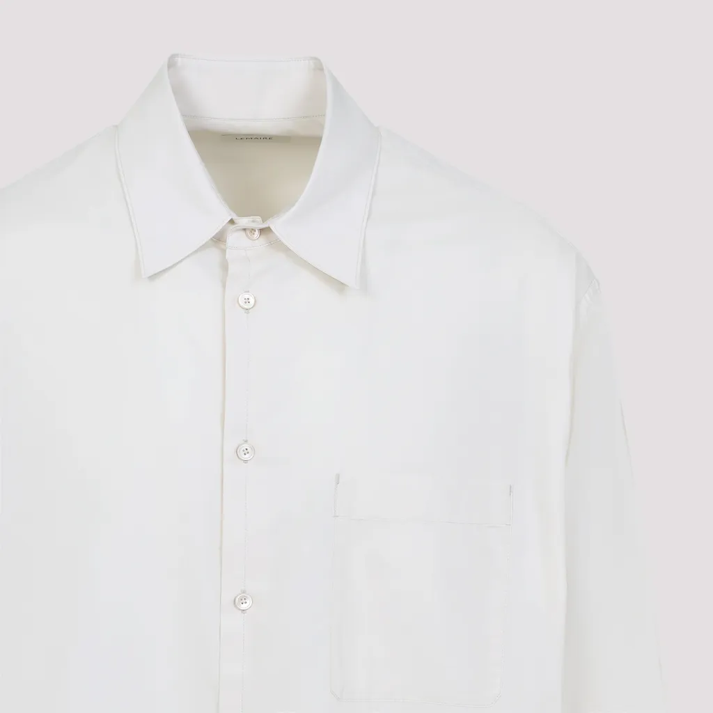 Long-Sleeved Button-Up Shirt